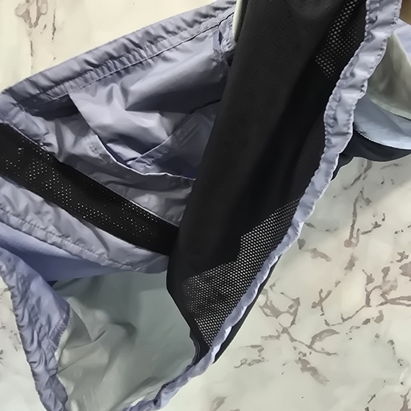 The North Face Vest Womens Large Blue Black Zip Mesh Vented Running Windbreaker - Picture 9 of 11